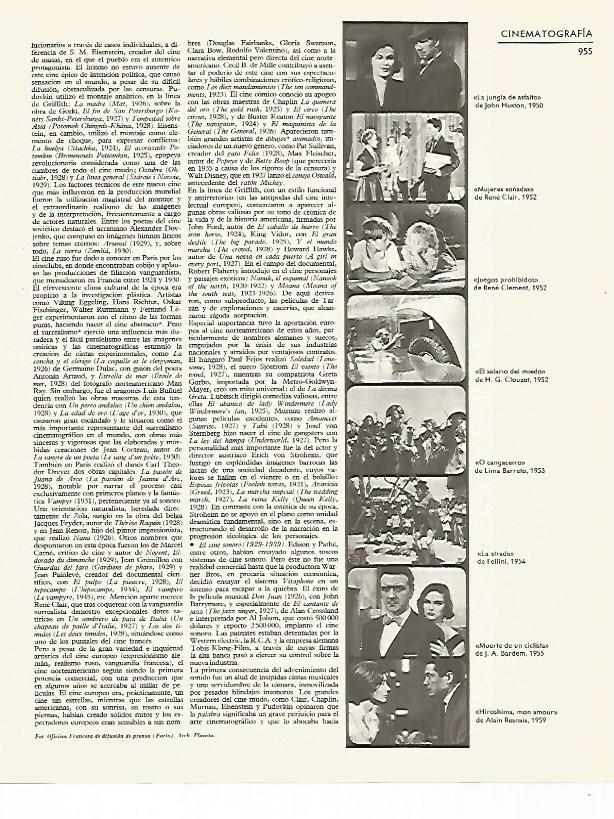 LAMINA LAROUSSE 70335: Escenas de peliculas de la decada de los 50