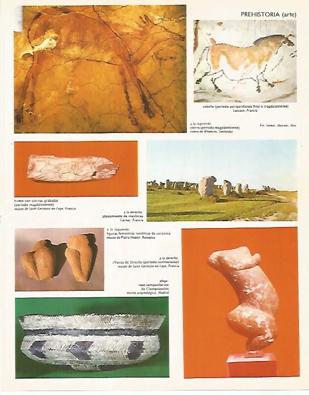 LAMINA LAROUSSE 70347: Arte de la Prehistoria