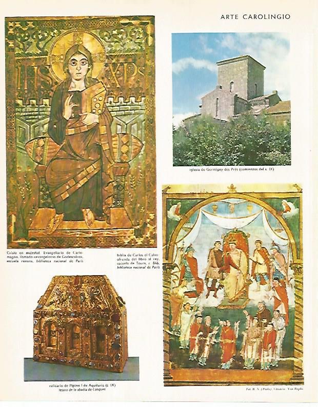 LAMINA LAROUSSE 70354: Arte carolingio