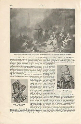 LAMINA ESPASA 10301: Los españoles en los Paises Bajos por Braeckeler