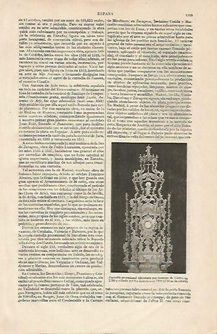 LAMINA ESPASA 10372: Custodia hecha por  Damian de Castro en 1780