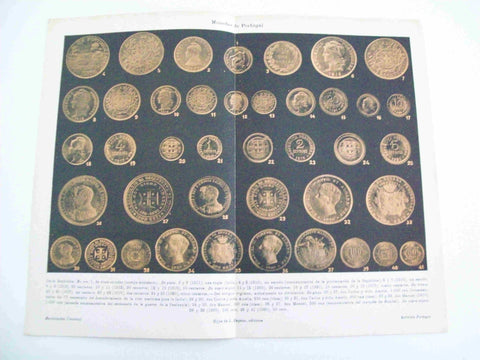 LAMINA ESPASA 10571: Monedas de Portugal