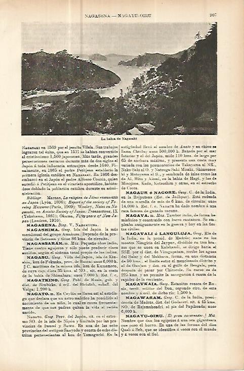 LAMINA ESPASA 10680: La bahia de Nagasaki