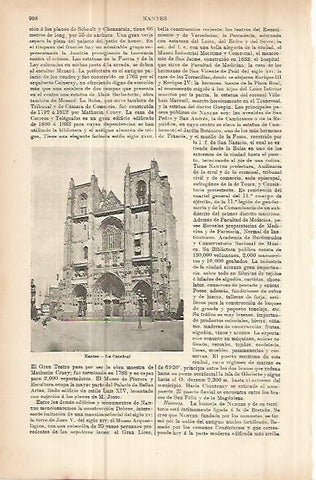 LAMINA ESPASA 10702: Catedral de Nantes Francia