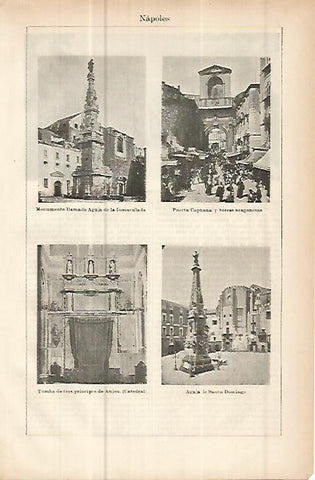 LAMINA ESPASA 10724: Panoramicas de Napoles