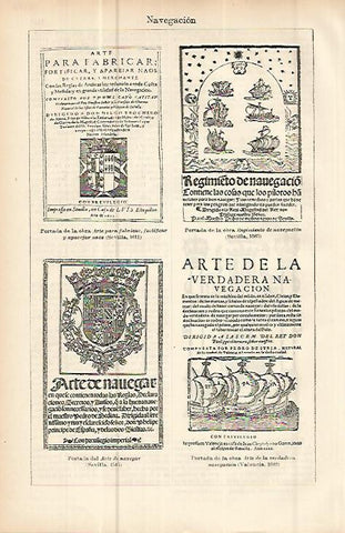 LAMINA ESPASA 10766: Libros sobre el arte de navegar