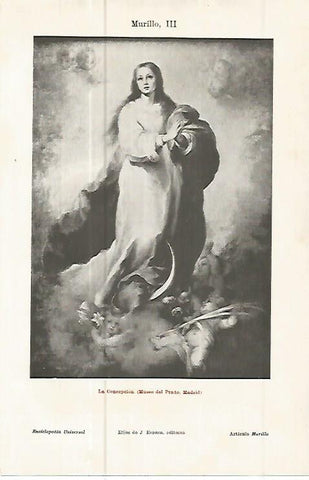 LAMINA ESPASA 10792: La Concepcion de Murillo