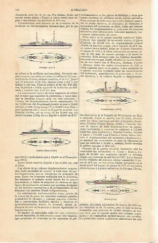 LAMINA ESPASA 10803: Acorazados de 1913 a 1918