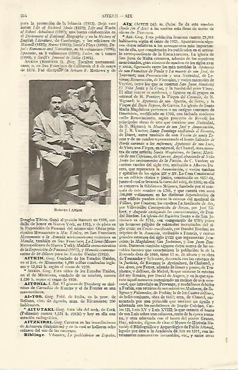 LAMINA ESPASA 10816: Roberto I. Aitken