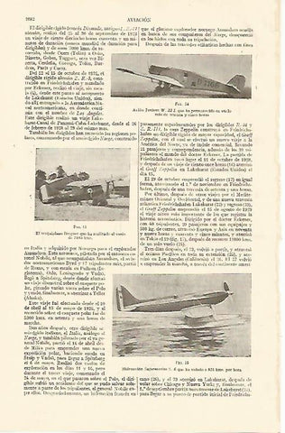 LAMINA ESPASA 10917: Avion Junkers W-33L sesquiplano Breguet e hidroavion Supermarine S-6