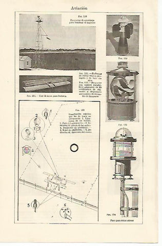 LAMINA ESPASA 10933: Faros y protectores para aviacion
