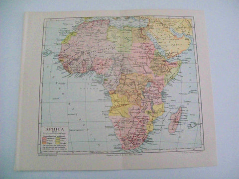 LAMINA ESPASA 10812: Mapa de Africa
