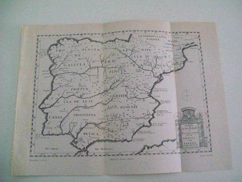LAMINA ESPASA 10252: Mapa de la Iglesia en tiempos de los Godos