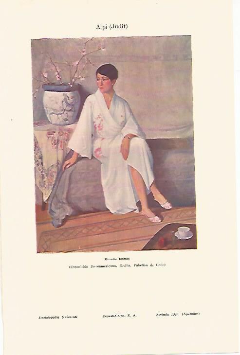 LAMINA ESPASA 10846: Kimono blanco por Judit Alpi