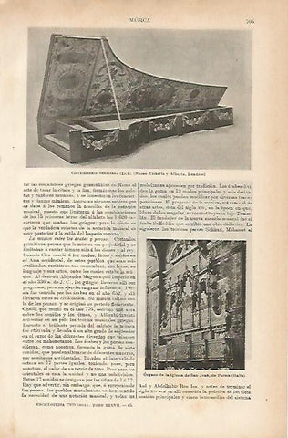 LAMINA ESPASA 10433: Clavicembalo de Venecia