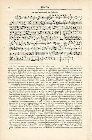 LAMINA ESPASA 10452: Himno nacional de Polonia