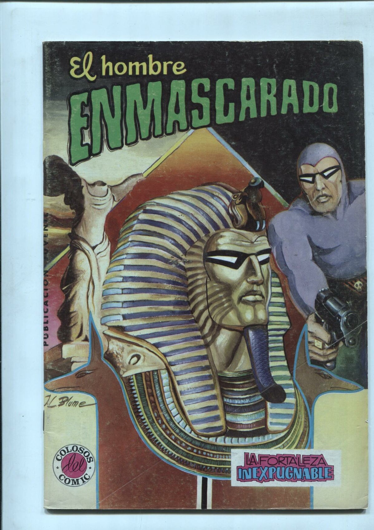 El Hombre Enmascarado numero 07: (numerado 7 en trasera)