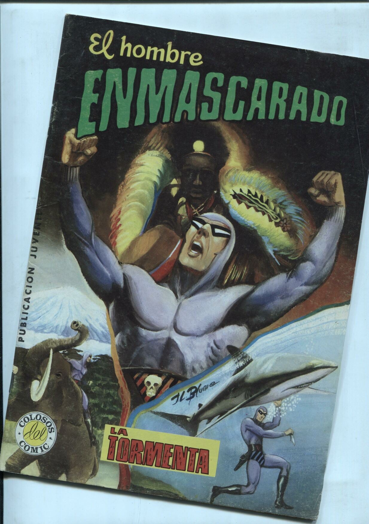 El Hombre Enmascarado numero 08: (numerado 3 en trasera)