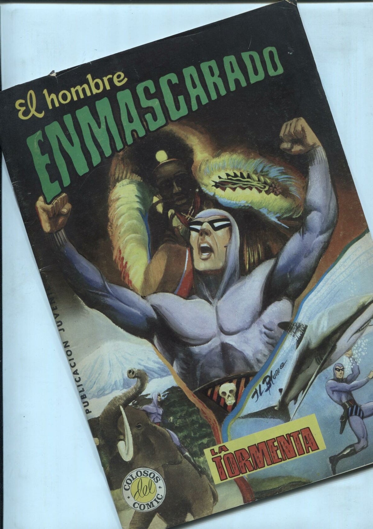 El Hombre Enmascarado numero 08: (numerado 4 en trasera)