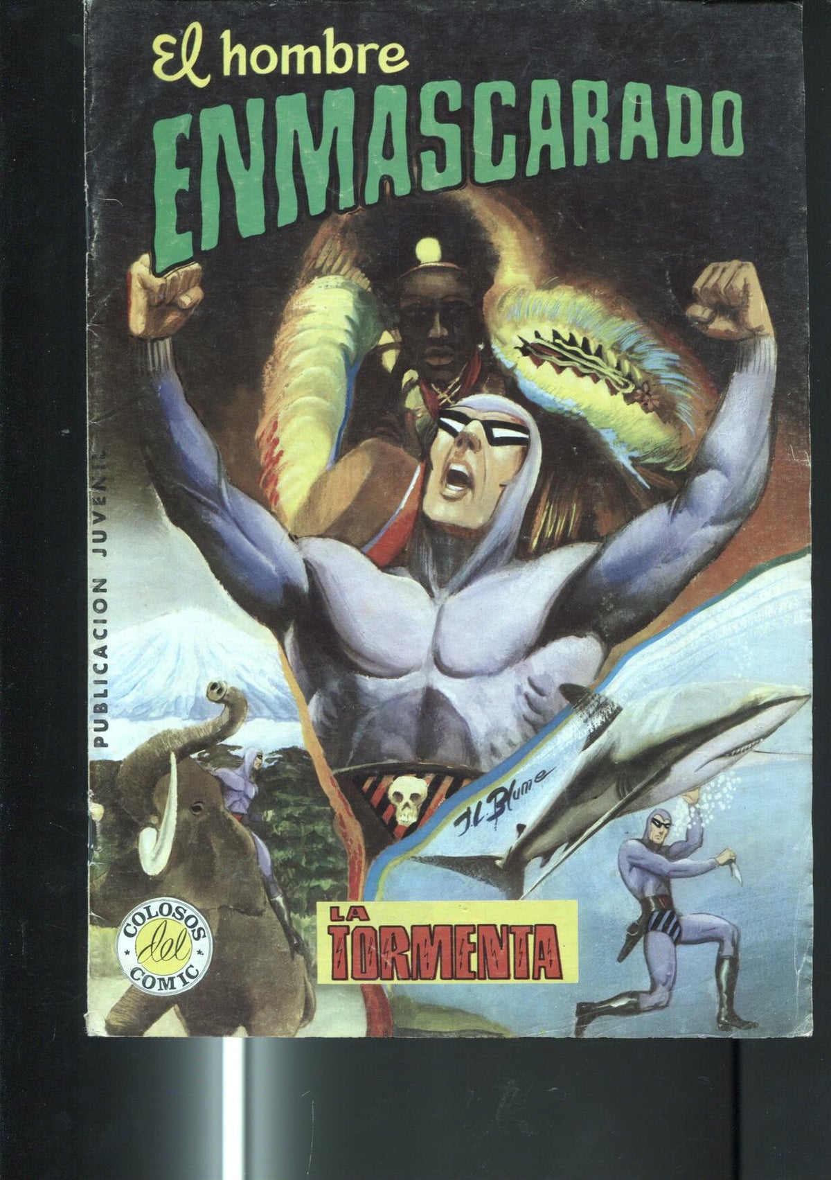 El Hombre Enmascarado numero 08: (numerado 7 en trasera)