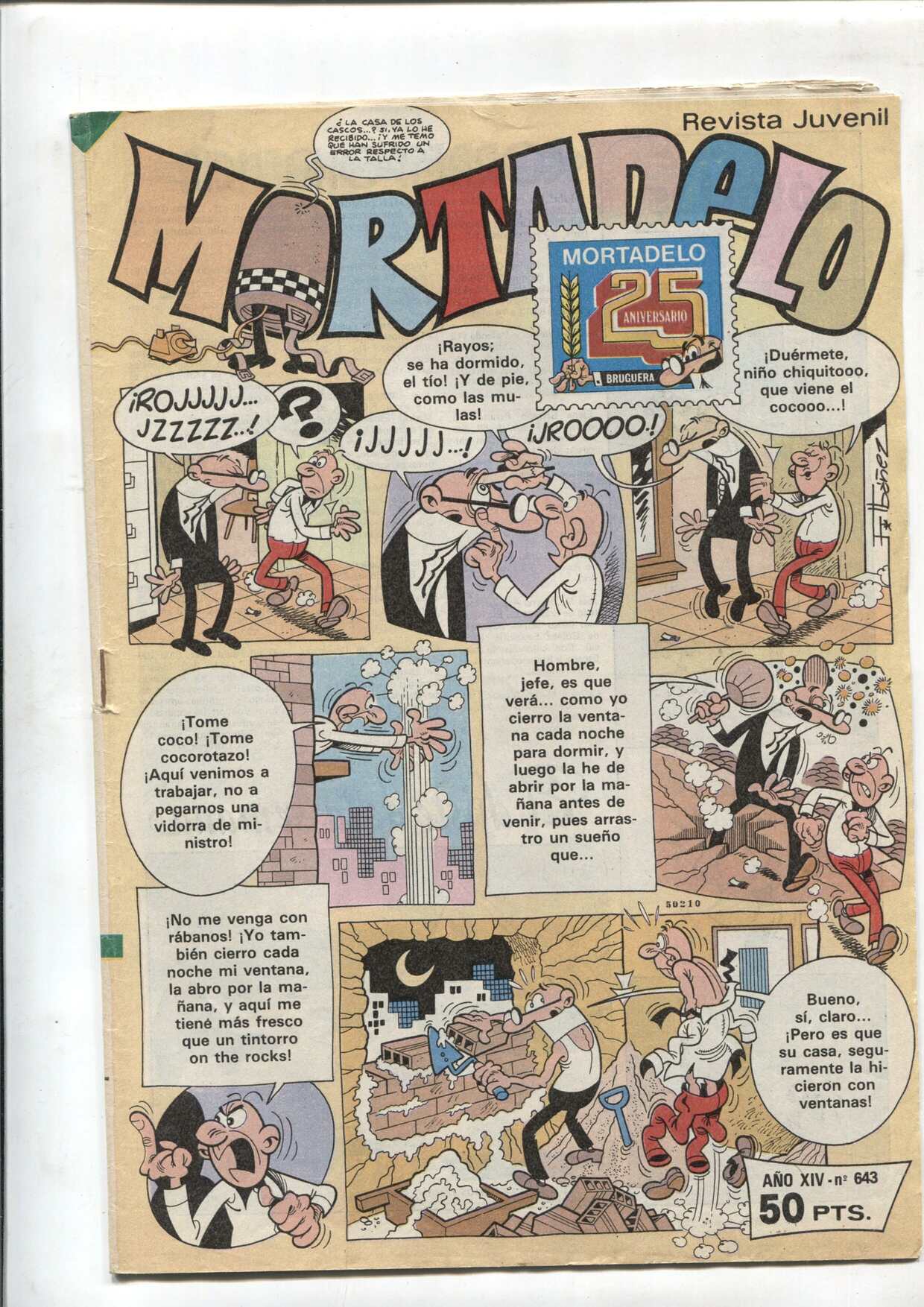 Mortadelo revista semanal numero 643: no lleva ninguna aventura seria