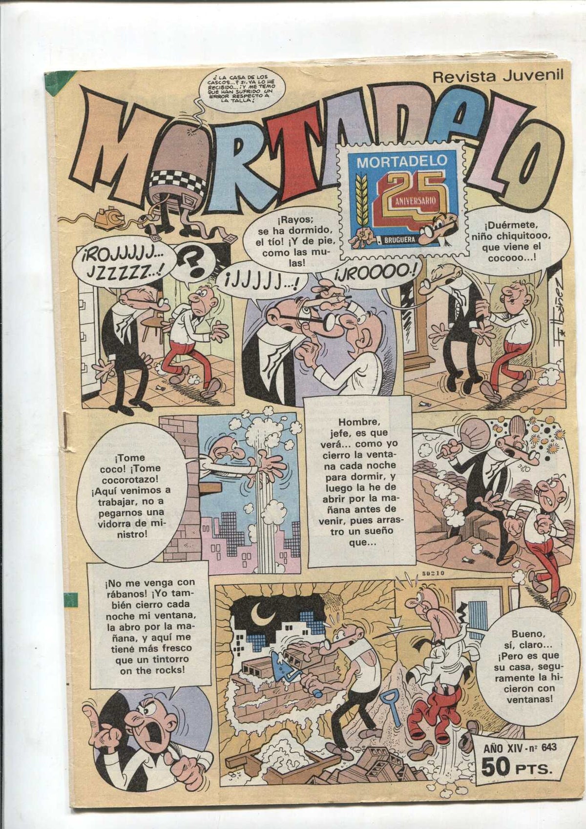Mortadelo revista semanal numero 643: no lleva ninguna aventura seria