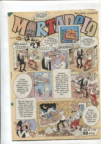 Mortadelo revista semanal numero 643: no lleva ninguna aventura seria