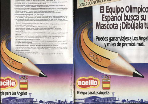Bases del concurso Norcilla para los juegos olimpicos de los Angeles