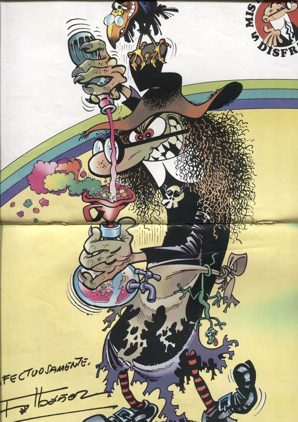 Los mejores disfraces de Mortadelo: Vestido de Bruja preparando la pocima