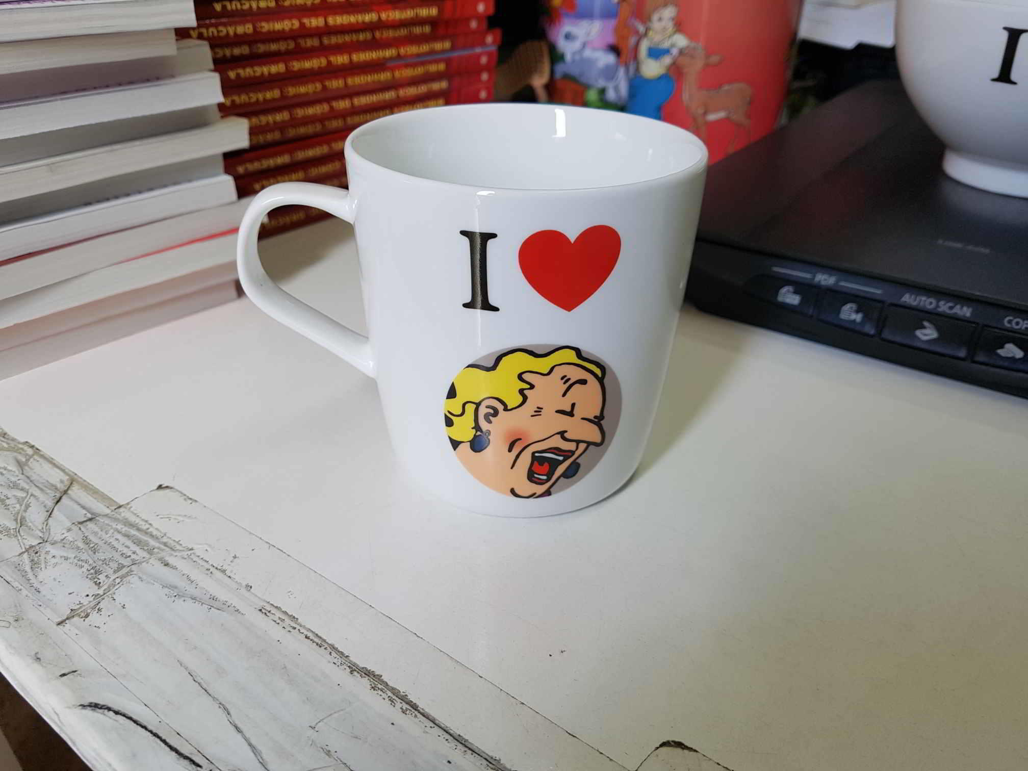TINTIN: Tazas Tintin:  I Love La Castafiore