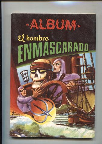 El Hombre Enmascarado album numero 2 (numerado 1 en interior) (contiene los numeros 5,2,3, no conserva la cubierta original)