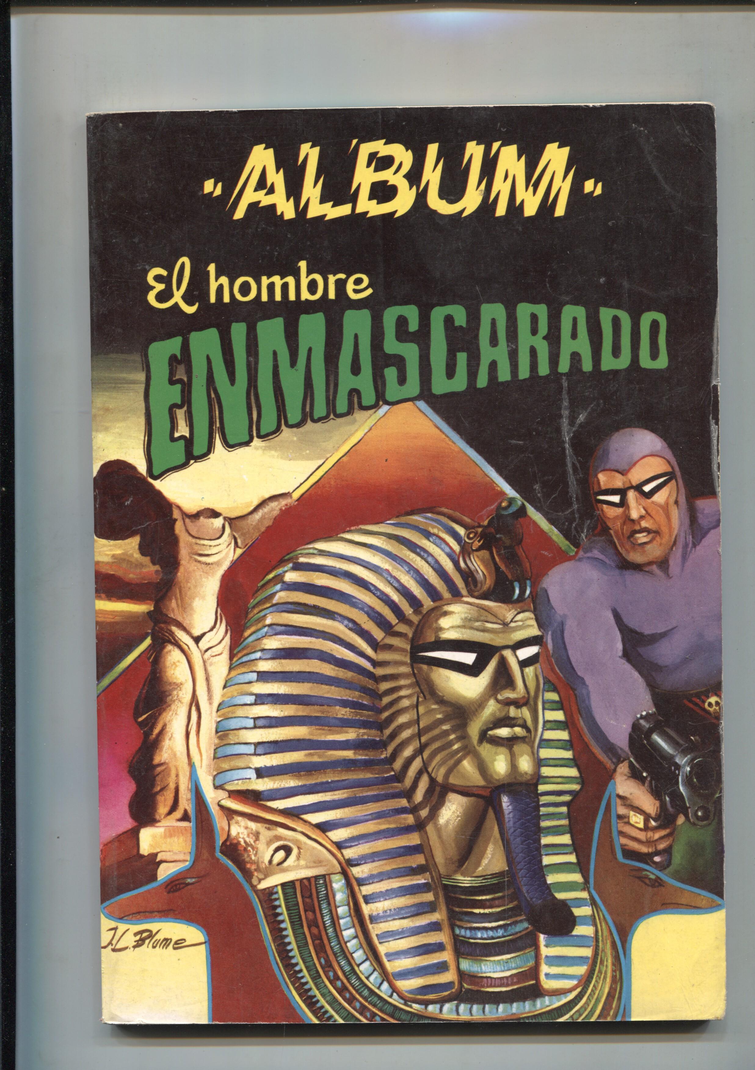 El Hombre Enmascarado album numero 3 (numerado 1 en interior) (contiene los numeros 7,8,9, no conserva la cubierta original)