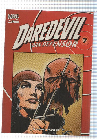 Planeta: Coleccionable Daredevil num 7 - Condenados, que es negro blanco y rojo
