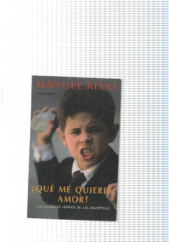 Que me quieres, amor