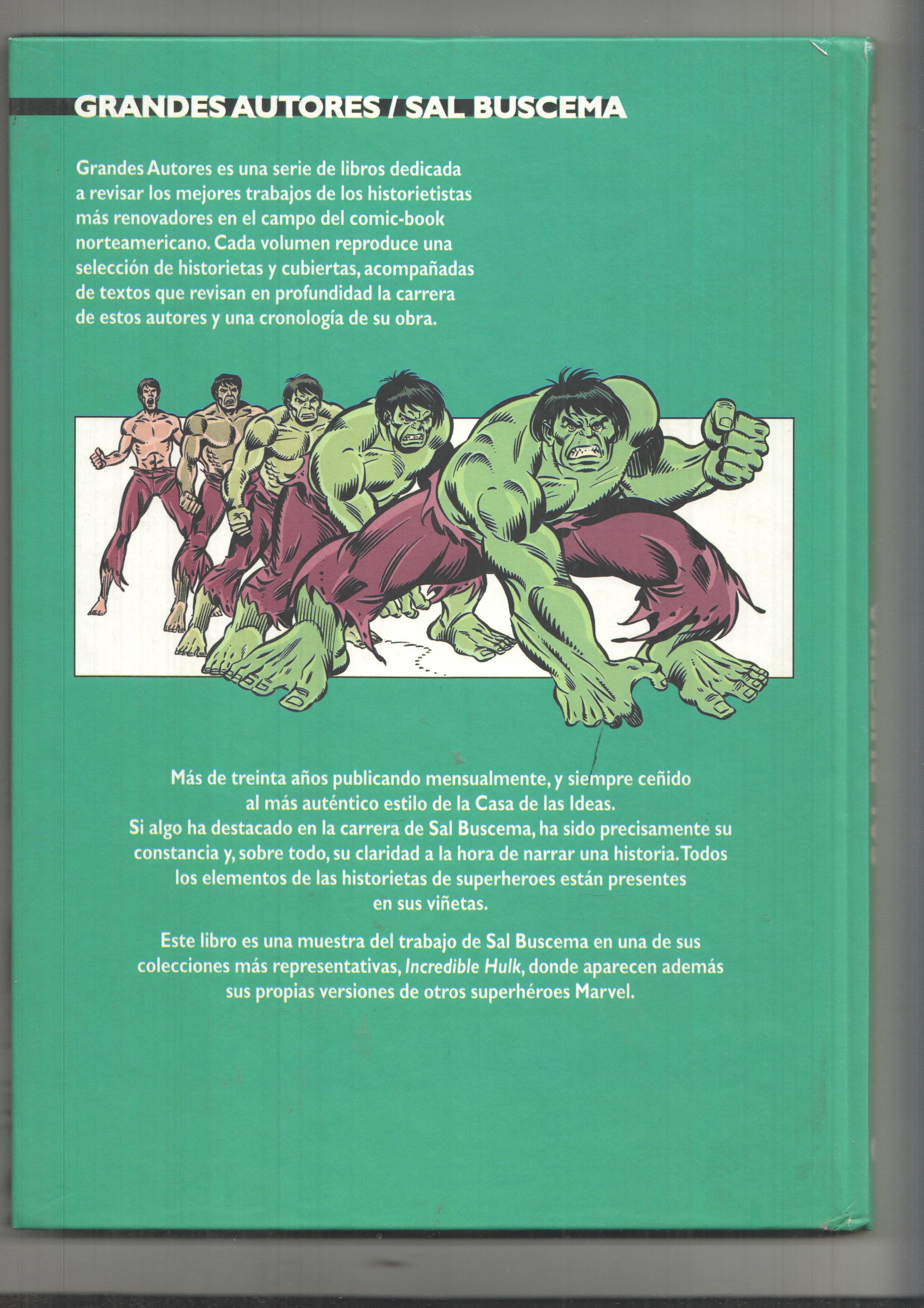 Planeta: Grandes Autores Sal Buscema. La Masa - La extraña cancion del wendigo
