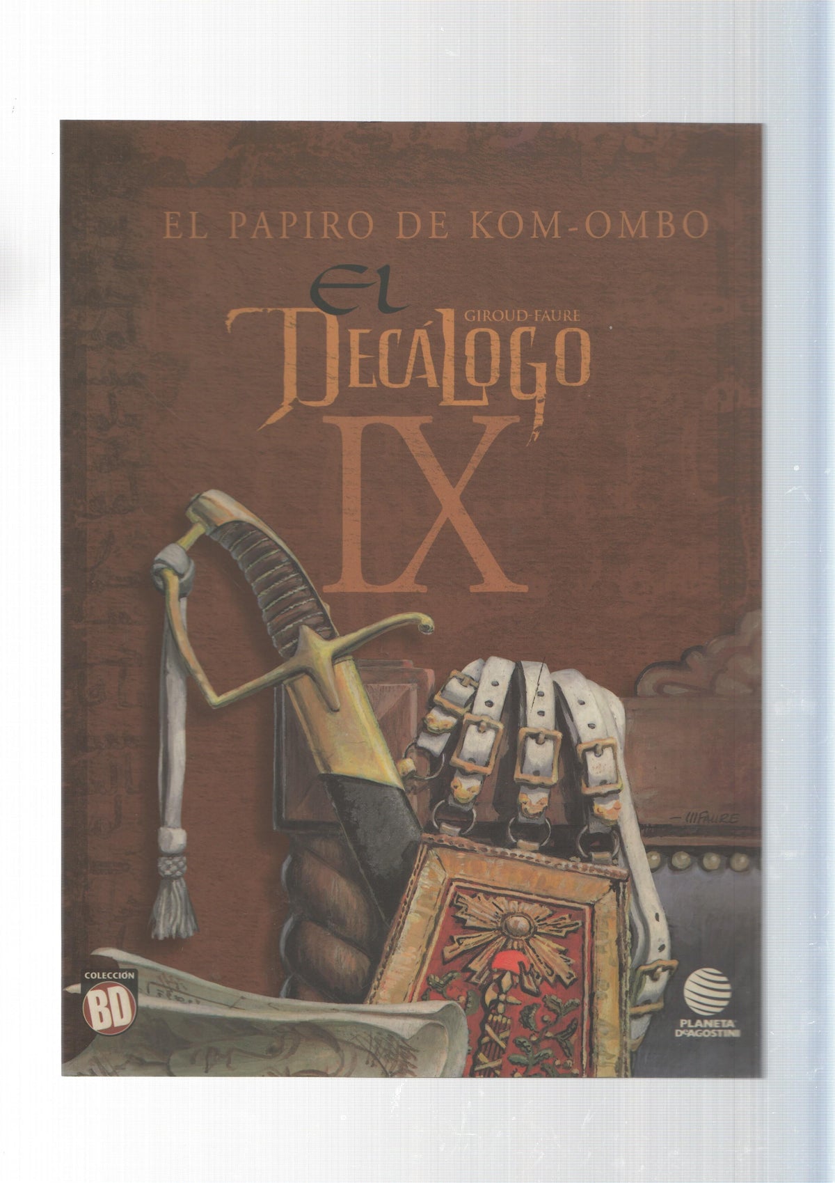 Planeta, Coleccion BD: 29. El Decalogo num IX - El papiro de Kom-ombo