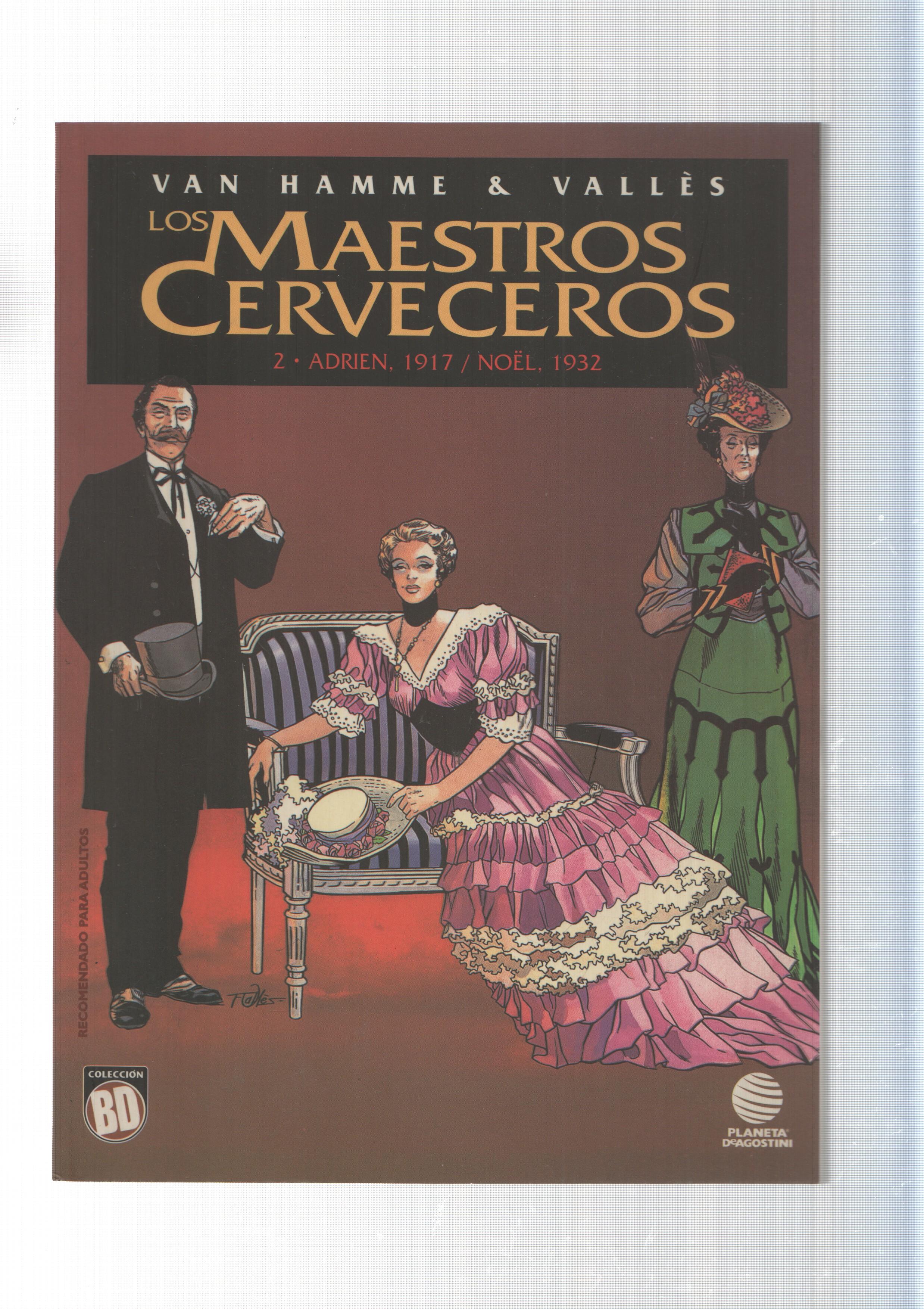 Planeta, Coleccion BD: 25. Los Maestros Cervezeros num 2. Adrien 1917, Noel 1932