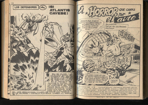 Tomo Los 4 Fantasticos tapa carton de Vertice:  contiene los numeros 59,60,61