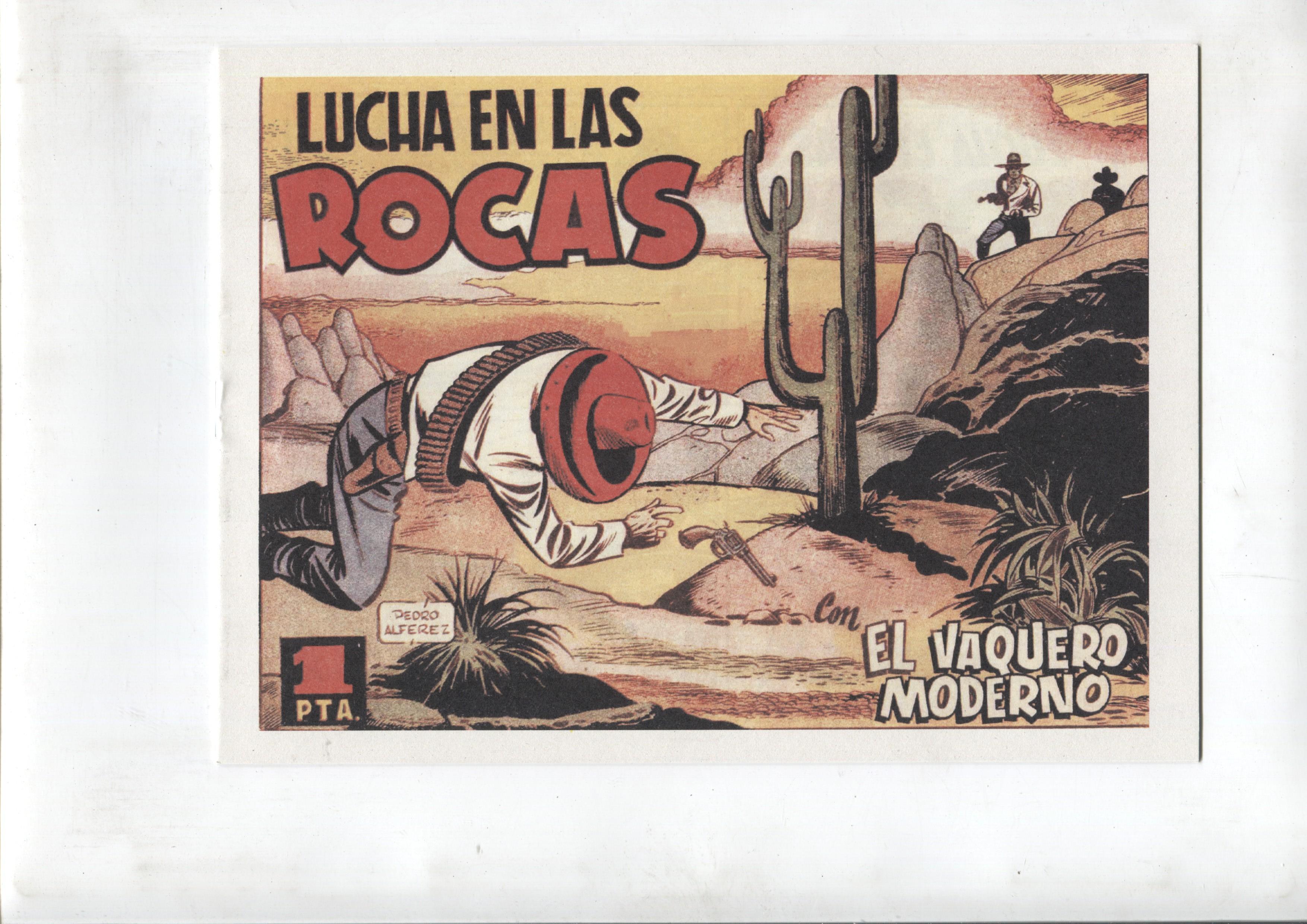 Facsimil El Vaquero Moderno numero 02: Lucha en las rocas