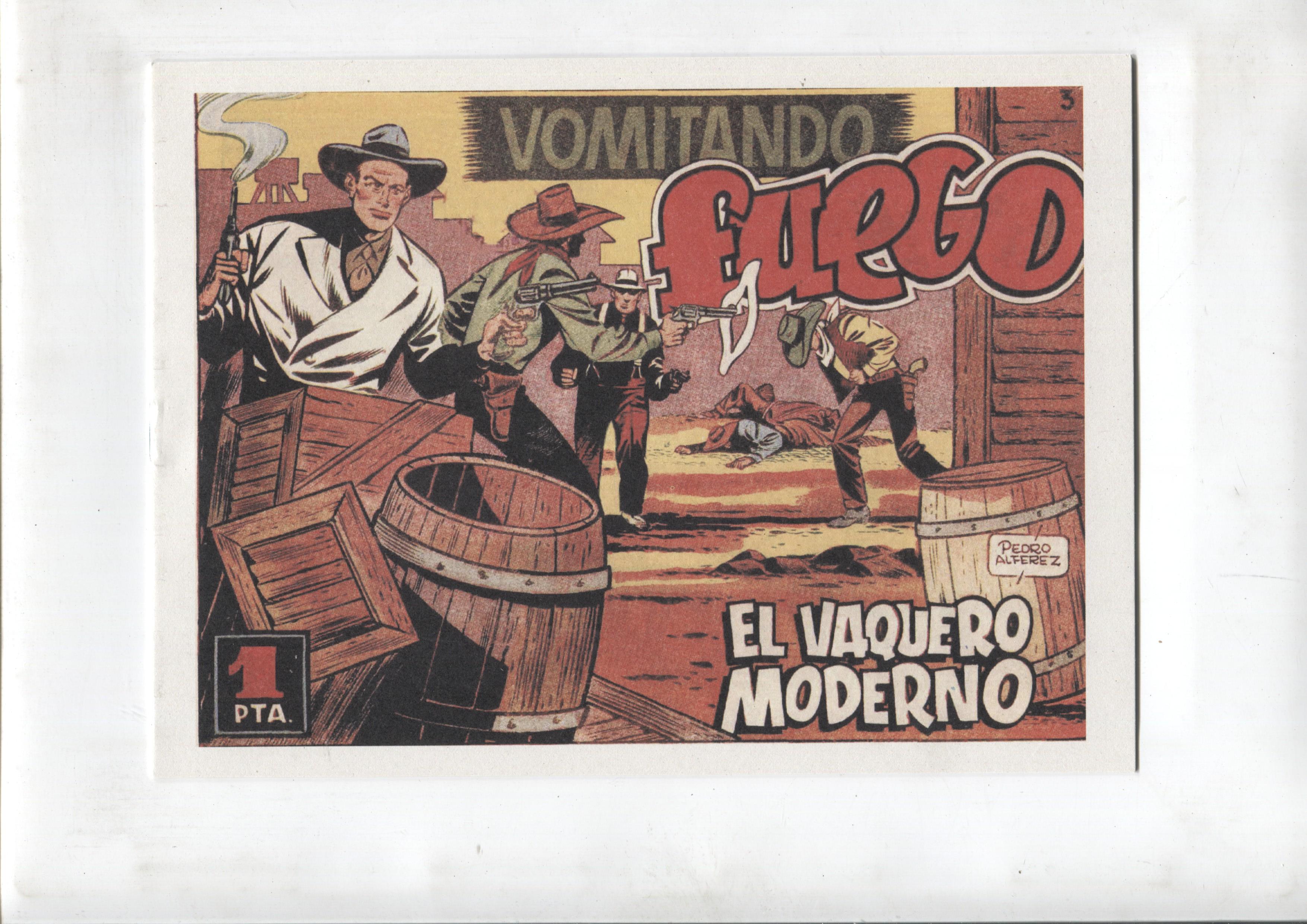 Facsimil El Vaquero Moderno numero 03: Vomitando fuego