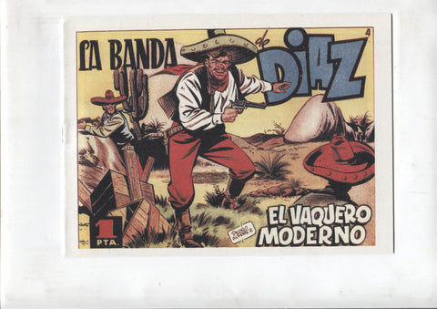 Facsimil El Vaquero Moderno numero 04: La banda de Diaz