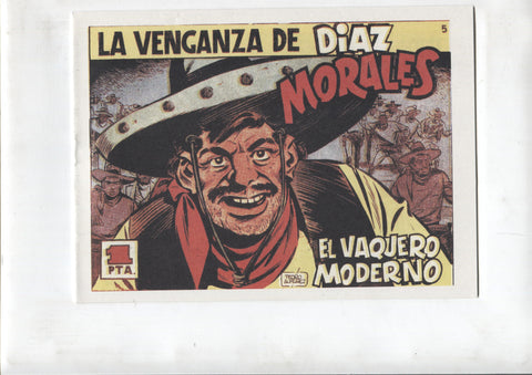 Facsimil El Vaquero Moderno numero 05: la venganza de diaz Morales