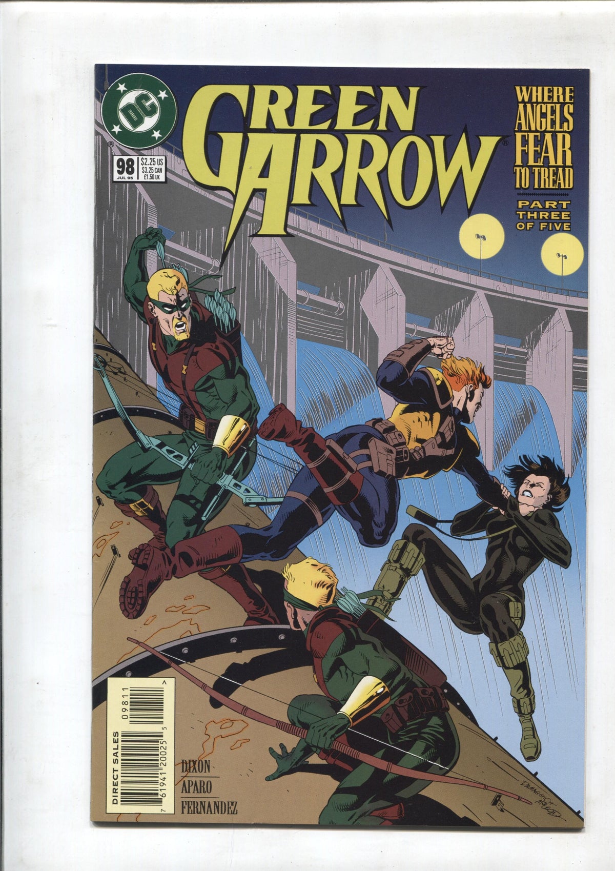 Dc: Green Arrow numero 098: Where Angels Fear To Tread, three of five
