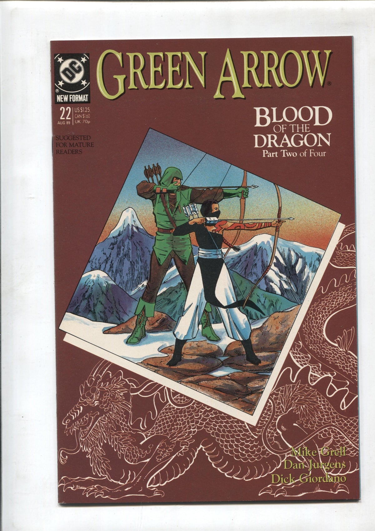 Dc: Green Arrow numero 022: Blood of the Dragon