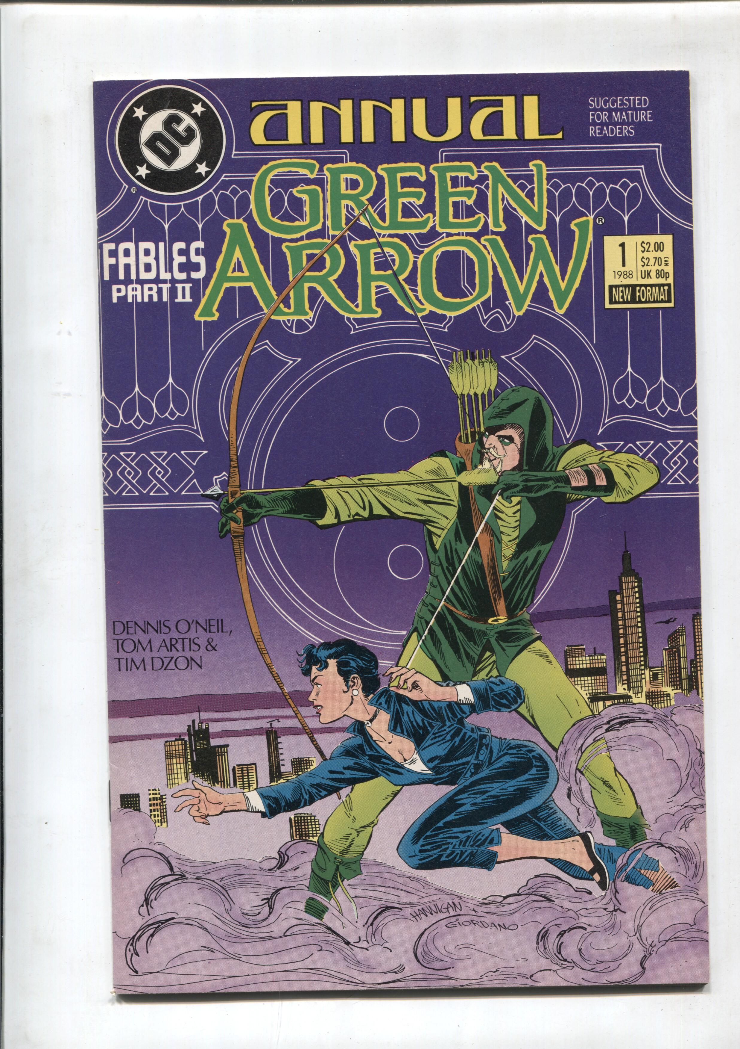 Dc: Green Arrow Annual numero 1: lesson for a Crab