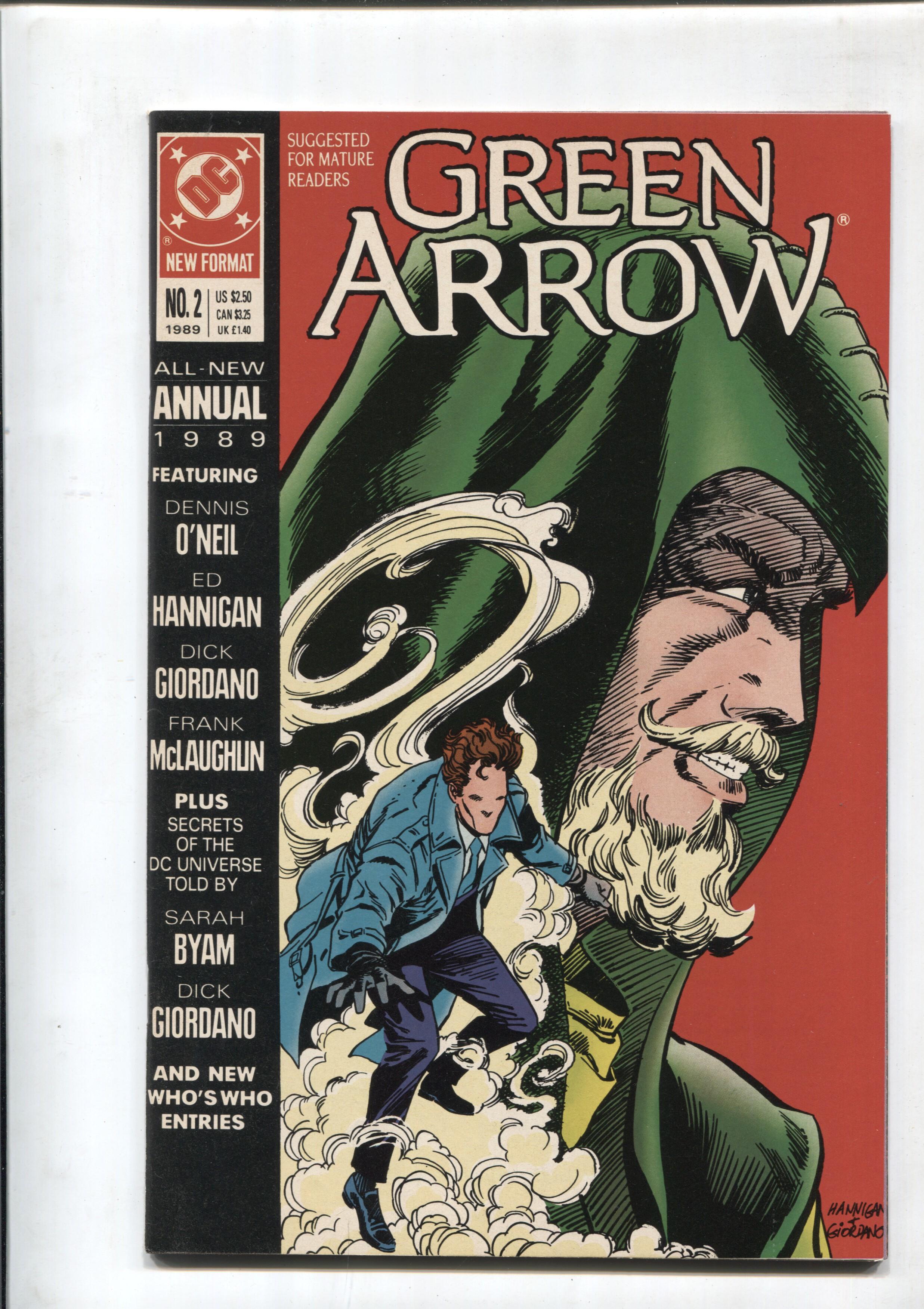 Dc: Green Arrow Annual numero 2 (1989): Saving Face