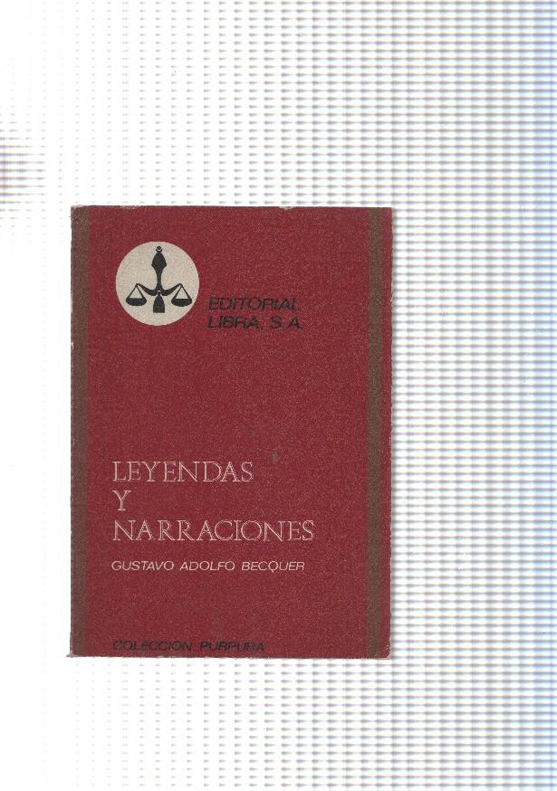 Leyendas y narraciones de Gustavo Adolfo Becquer: La cueva de la mora-El cristo de la calavera-El 