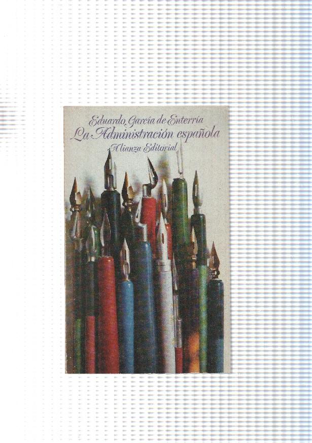 El libro de bolsillo num. 389: La administracion española