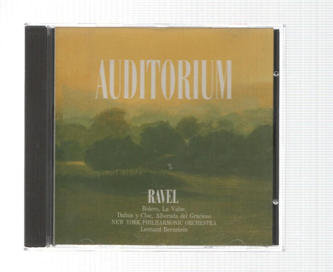 CD: Sony Music: Auditorium. Ravel - Bolero: La Valse, Bernstein. 