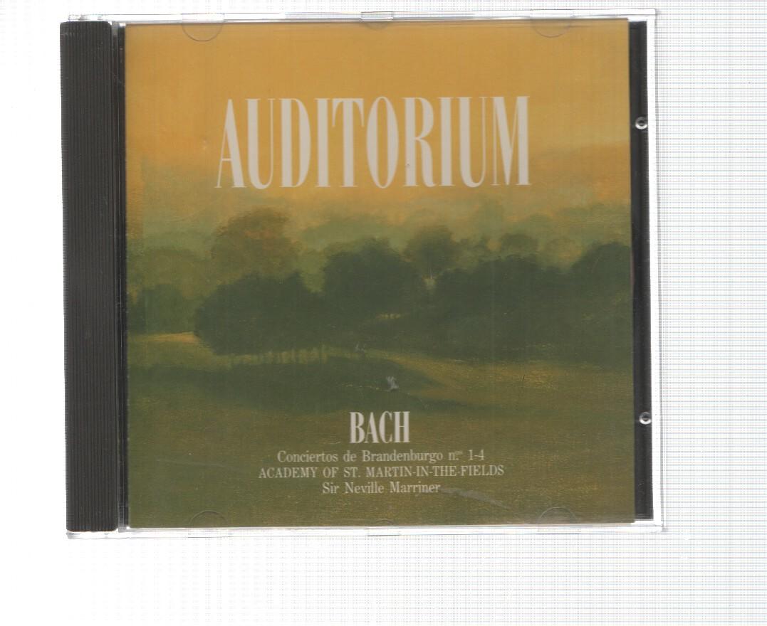 CD: Emi: Auditorium. Bach - Conciertos de Brandeburgo num 1-4, Marriner.